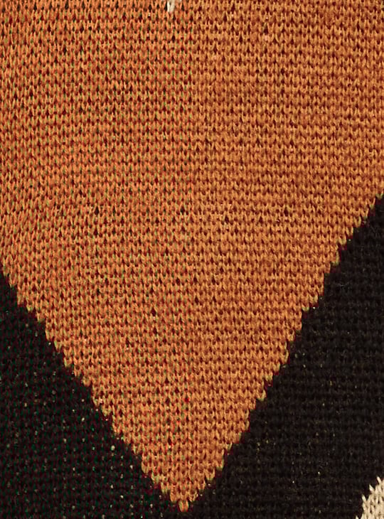 MAX Women Colourblocked Hooded Longline Sweater