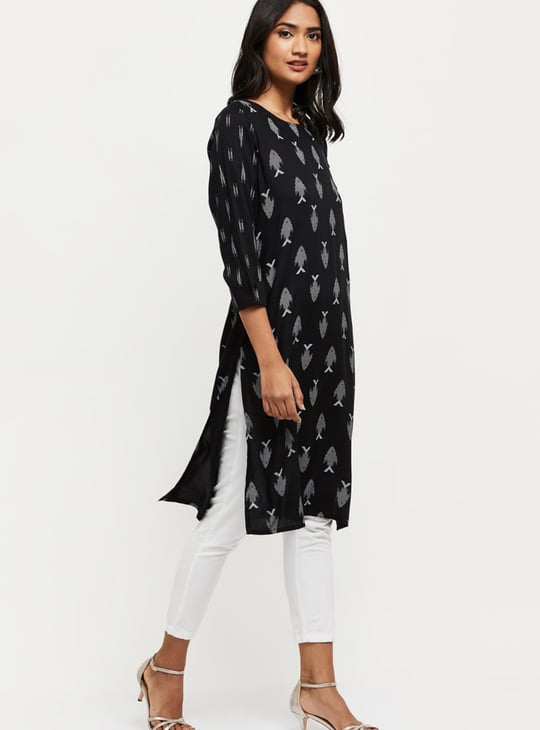 MAX Women Printed Straight Kurta