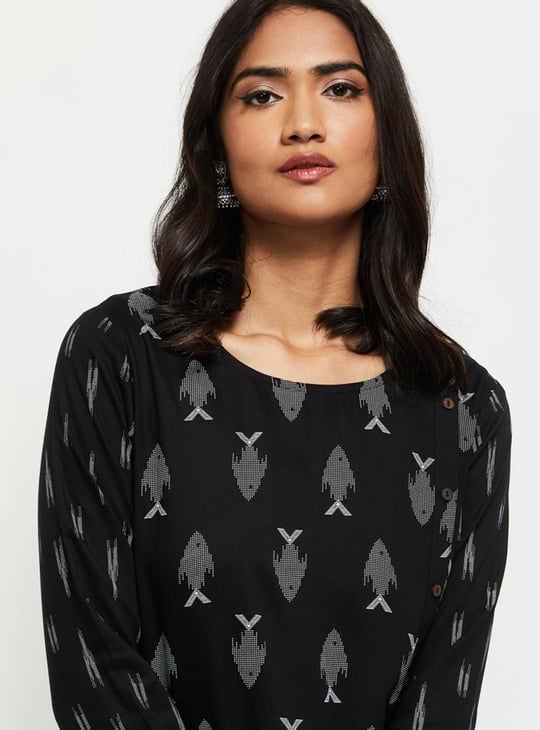 MAX Women Printed Straight Kurta