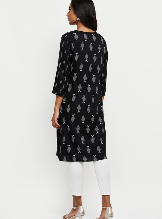 MAX Women Printed Straight Kurta
