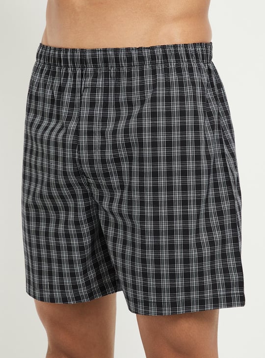 Men Checked Boxer - Pack of 2 