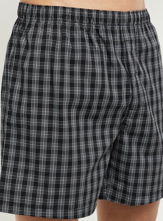 Men Checked Boxer - Pack of 2 