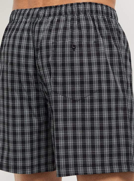 Men Checked Boxer - Pack of 2 