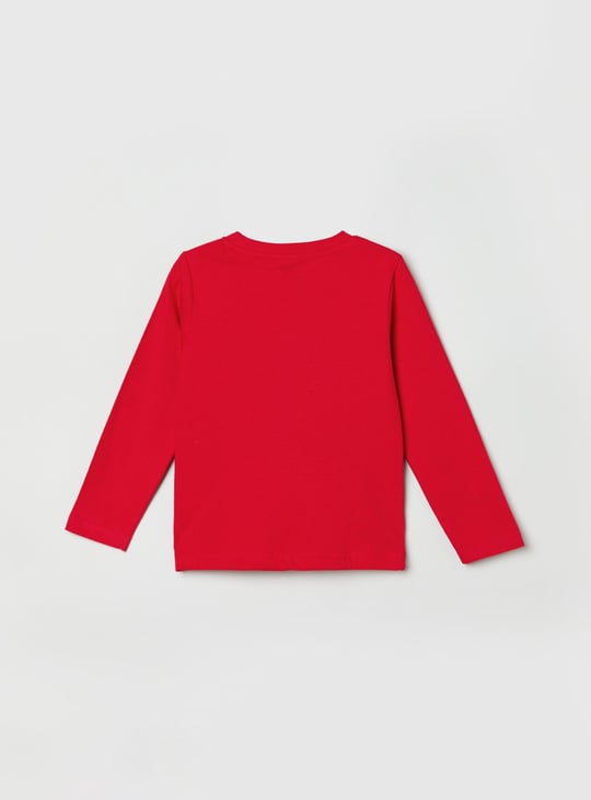 Boys Printed Crew Neck T-shirt