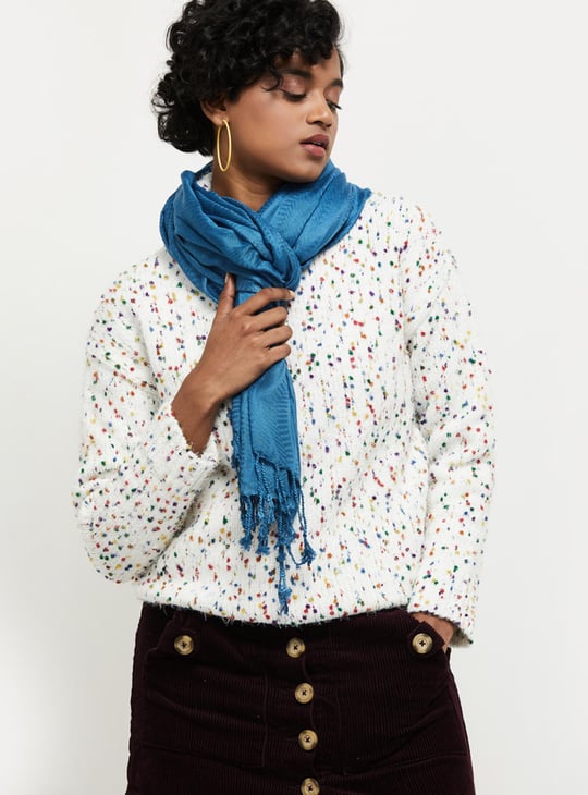 MAX Women Textured Scarf