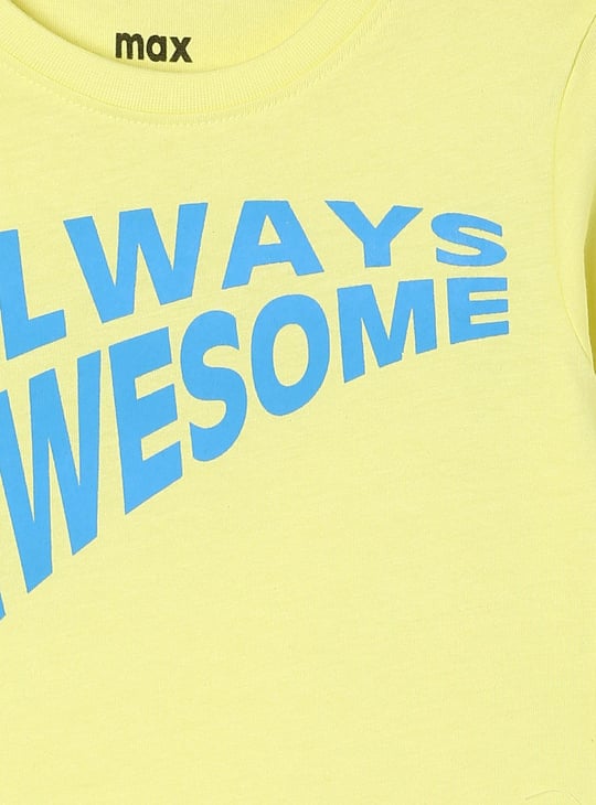 Boys Graphic Printed T-shirt - Pack of 2