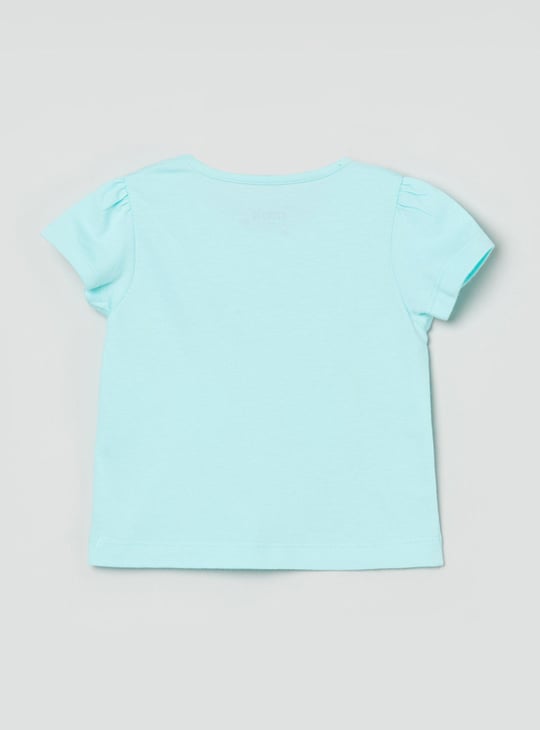 MAX Girls Printed Round Neck T-shirts Combo - Pack of 5