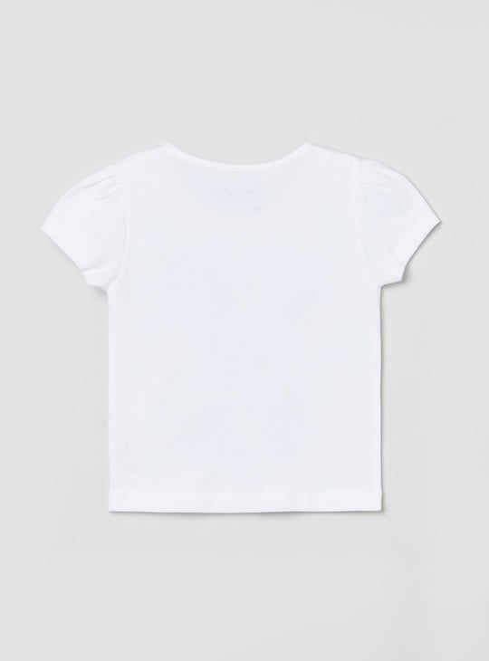 MAX Girls Printed Round Neck T-shirts Combo - Pack of 5