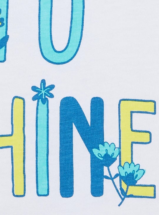 MAX Girls Printed Round Neck T-shirts Combo - Pack of 5