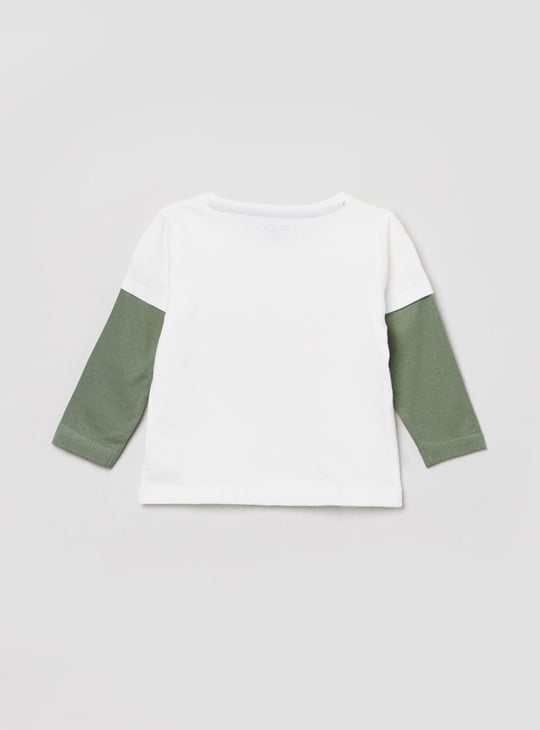 Boys Non-PVC Print Crew Neck T-shirt 