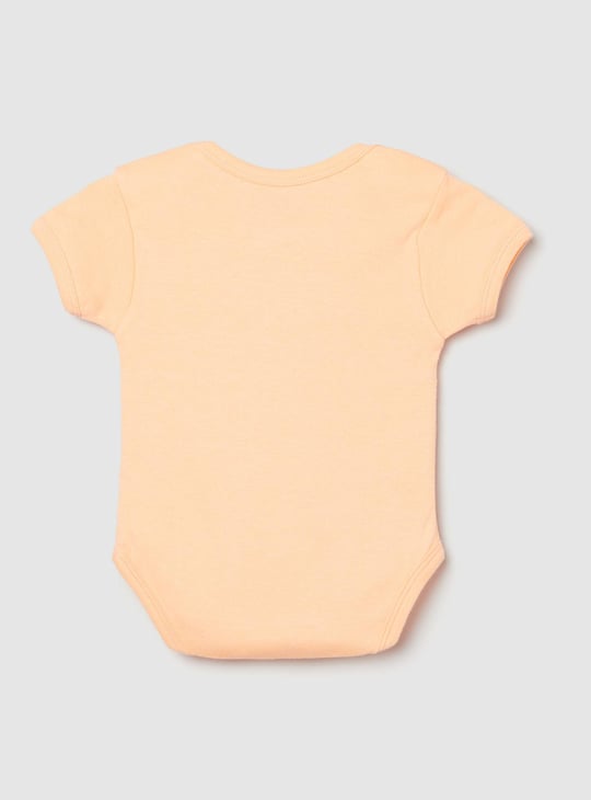 Boys Printed Anti-Bacterial Bodysuit - Pack of 2 