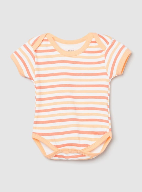 Boys Printed Anti-Bacterial Bodysuit - Pack of 2 