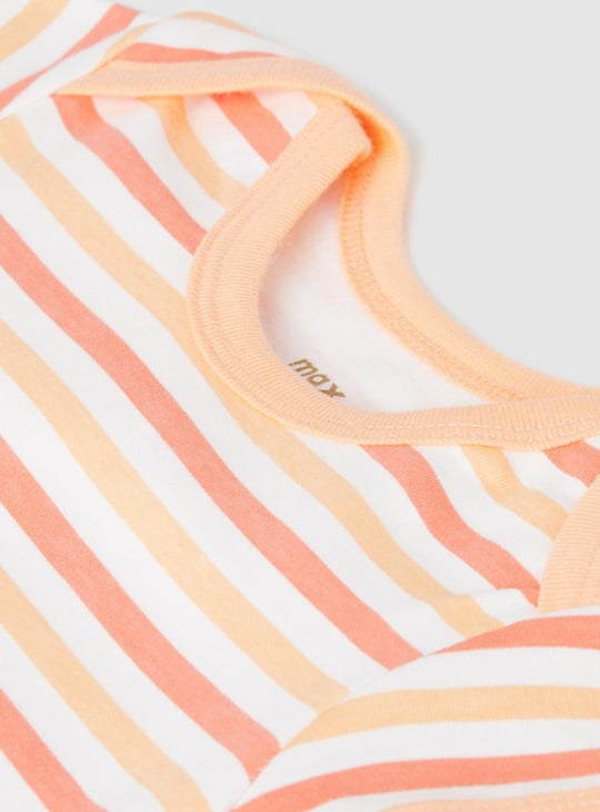 Boys Printed Anti-Bacterial Bodysuit - Pack of 2 