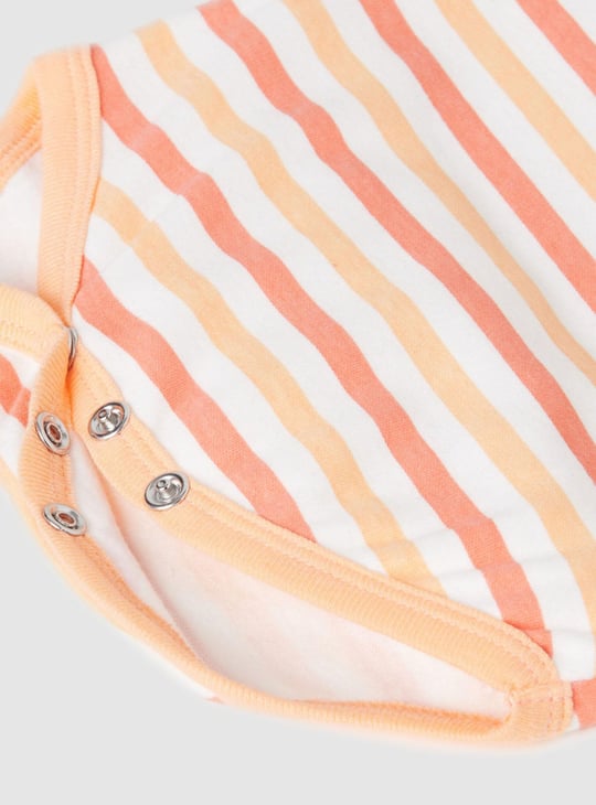 Boys Printed Anti-Bacterial Bodysuit - Pack of 2 