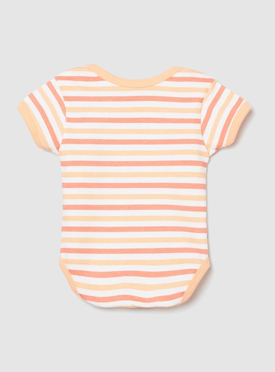 Boys Printed Anti-Bacterial Bodysuit - Pack of 2 