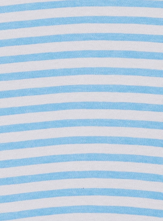 MAX Boys Striped Collared Sleepsuit