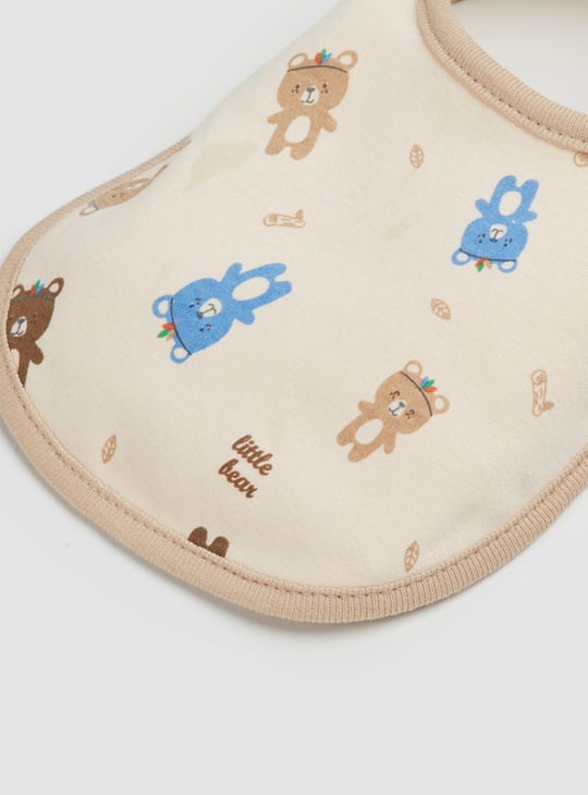 Boys Printed Bibs - Pack of 2