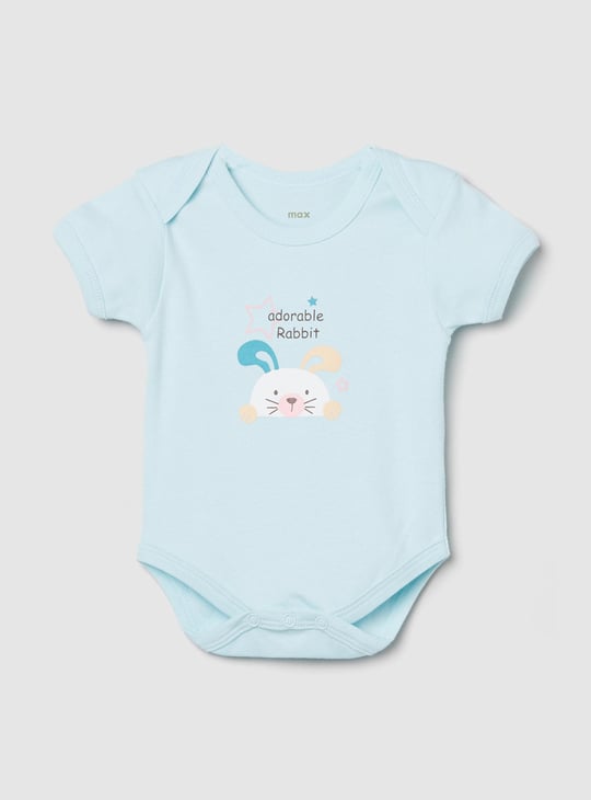 Girls Printed Anti-Bacterial Bodysuit - Pack of 2 