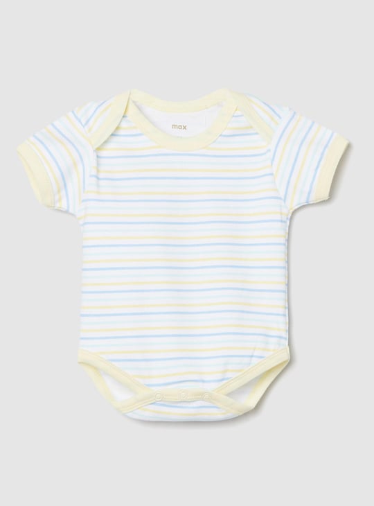 Girls Printed Anti-Bacterial Bodysuit - Pack of 2 