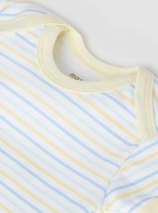 Girls Printed Anti-Bacterial Bodysuit - Pack of 2 