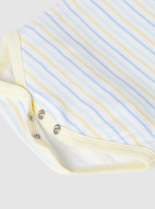 Girls Printed Anti-Bacterial Bodysuit - Pack of 2 