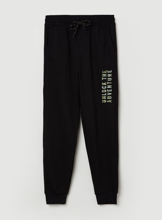 Boys Printed Elasticated Joggers 