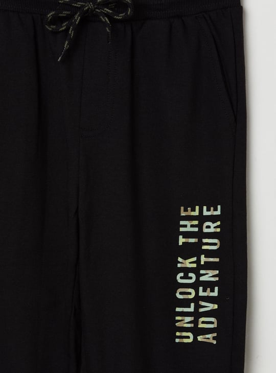 Boys Printed Elasticated Joggers 