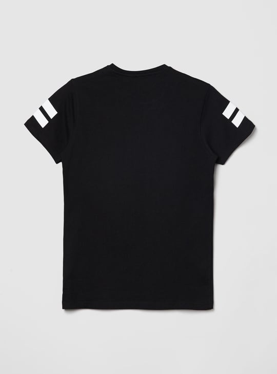 Boys Iron Man Printed Crew Neck T-shirt