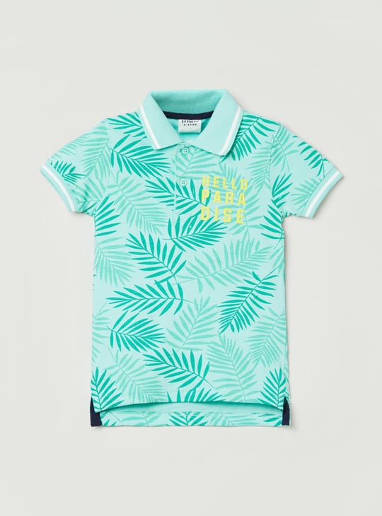 MAX Boys Printed Polo T-shirt