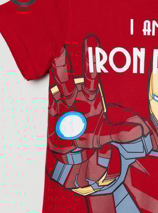 Boys Printed Crew Neck T-shirt