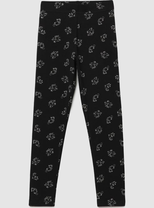 Girls Printed Leggings
