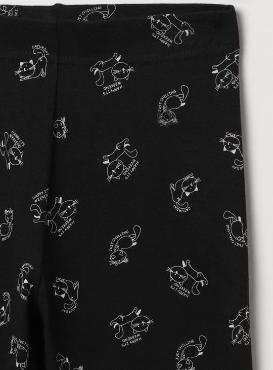 Girls Printed Leggings