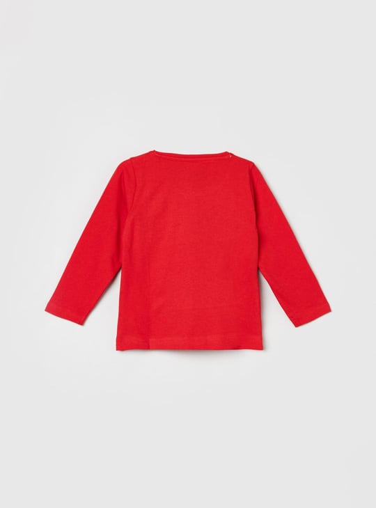 Boys Printed Crew Neck T-shirt