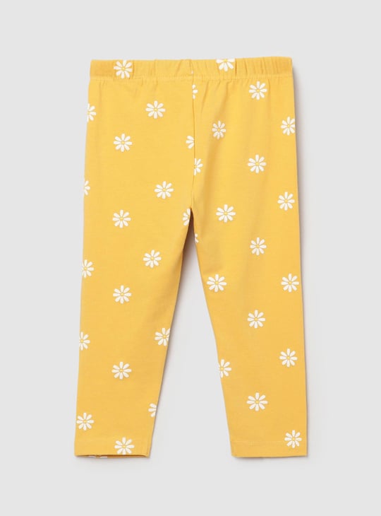 Girls Printed 3/4th Leggings