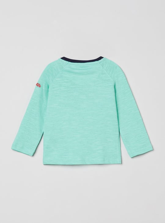 Boys Printed Crew Neck T-shirt