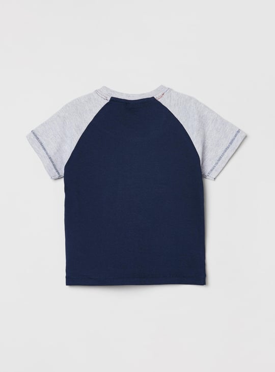MAX Boys Printed Crew Neck T-shirt