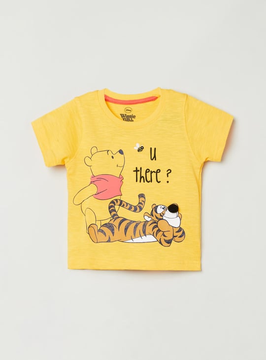 MAX Boys Printed Round Neck T-shirt