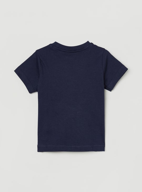 Boys Printed Crew Neck T-shirt