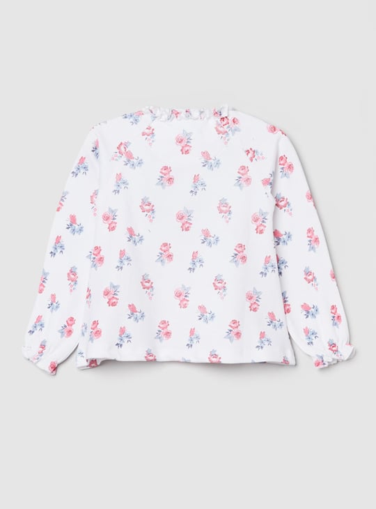 MAX Girls Printed Regular Fit Casual Top