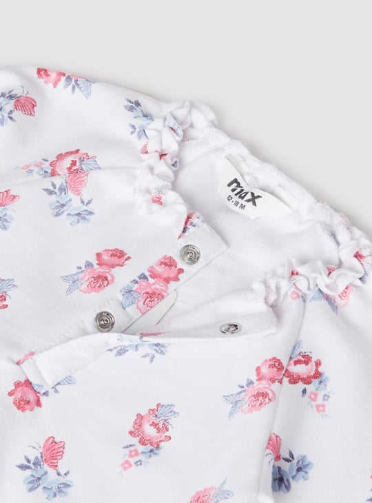 MAX Girls Printed Regular Fit Casual Top