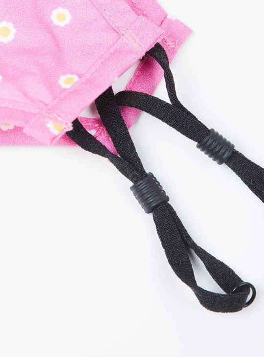 Girls Printed Face Mask - Set of 3 