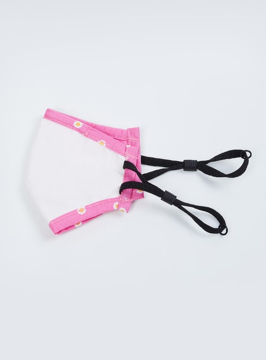 Girls Printed Face Mask - Set of 3 