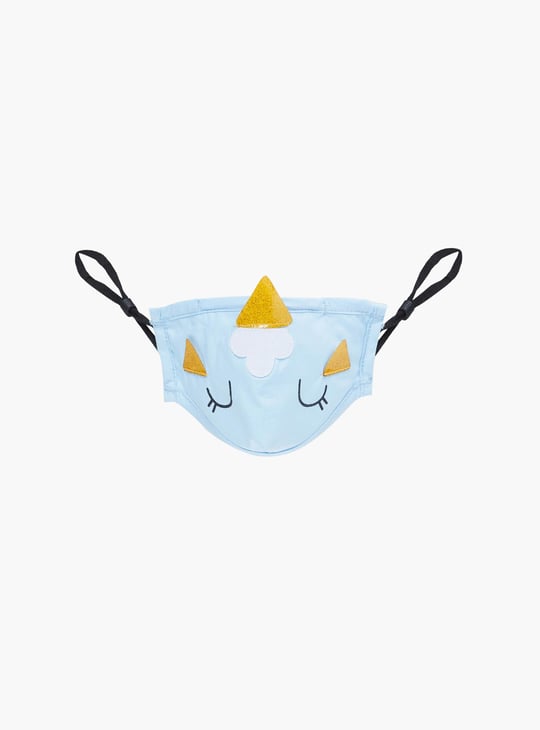 Girls Printed Face Mask - Set of 3 