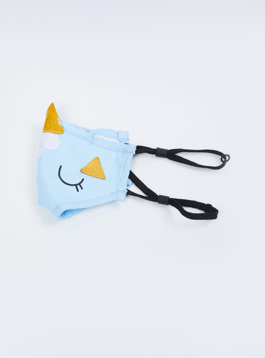 Girls Printed Face Mask - Set of 3 