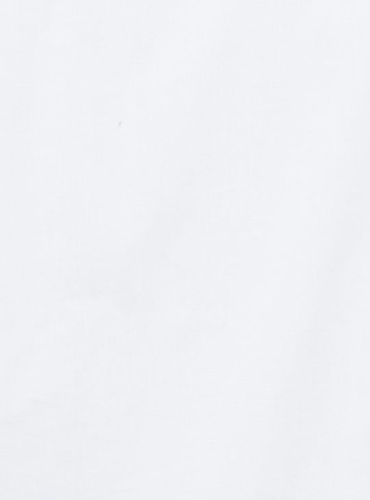 Men Solid Spread Collar Casual Shirt 