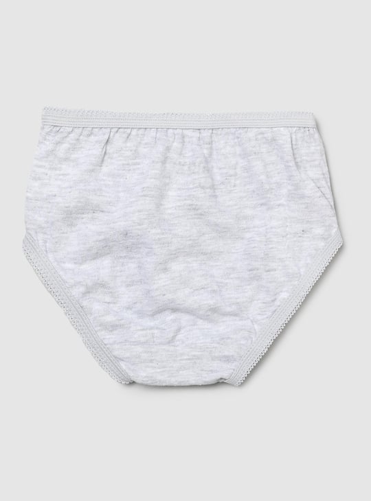 Girls Solid Hipster Panties- Pack of 3