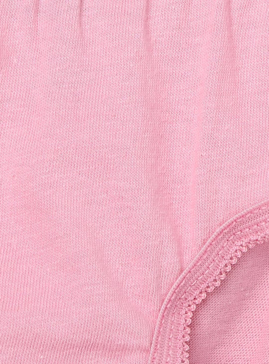Girls Solid Hipster Panties- Pack of 3
