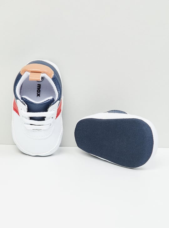 MAX Boys Colourblocked Lace-Up Booties