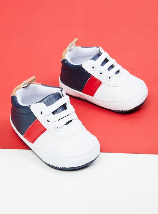 MAX Boys Colourblocked Lace-Up Booties