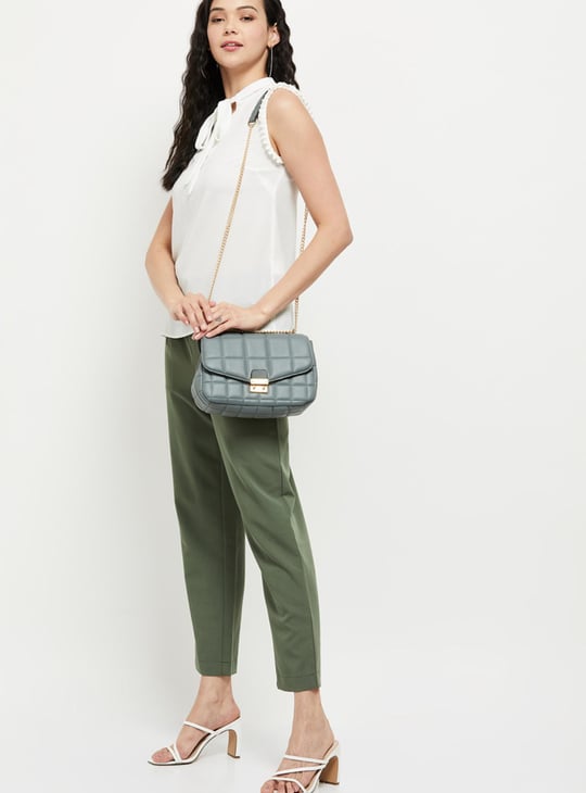 MAX Women Textured Sling Bag